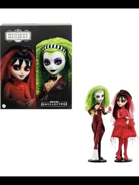 Monster High Skullector Beetlejuice Doll 2-Pack – Green & Red